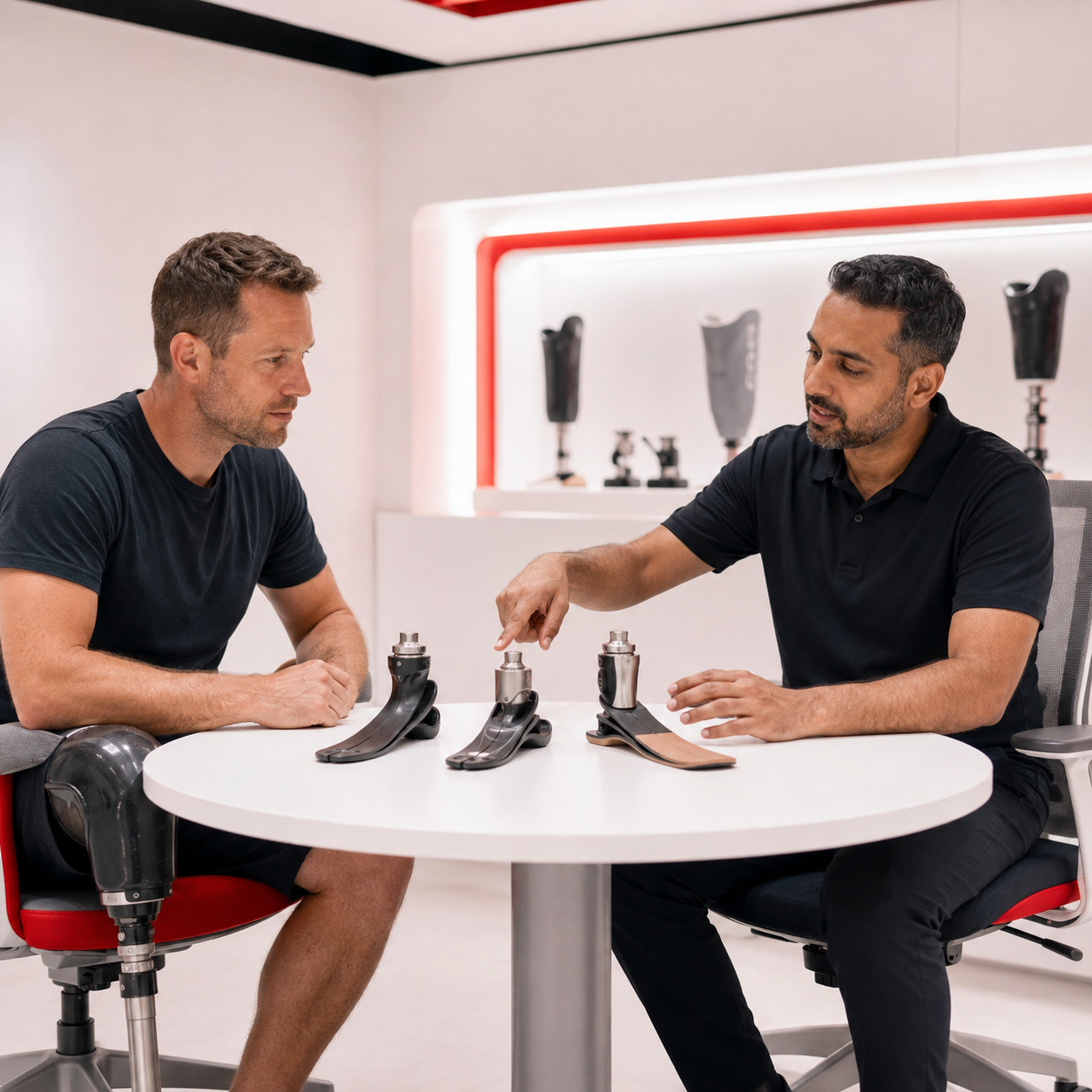 One-to-one prosthetic expert consultation